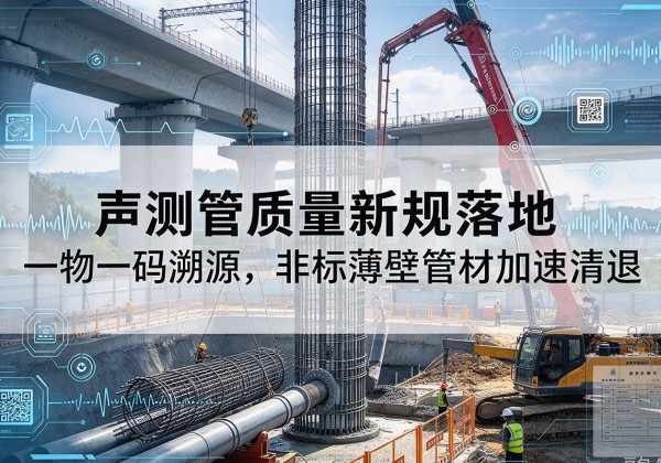 尼勒克声测管质量新规落地，一物一码溯源，非标薄壁管材加速清退