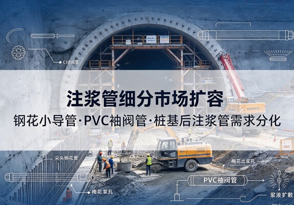 尼勒克注浆管细分市场扩容，隧道钢花小导管、PVC 袖阀管、桩基后注浆管需求分化