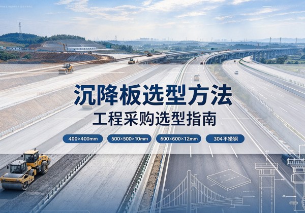 尼勒克沉降板选择方法